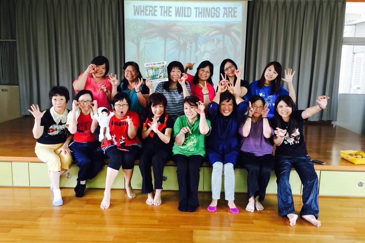 林玫君教授擔任臺南市幼兒園在職教師增能研習講師，帶領故事戲劇課程並鼓勵教師回園實踐。
